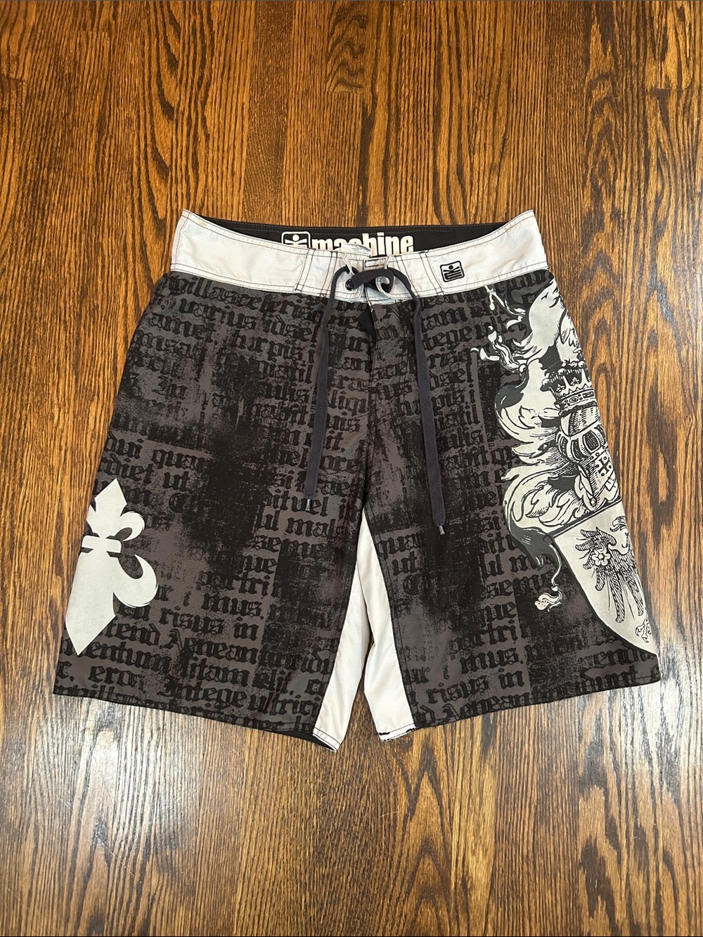 Vintage Y2K Machine Board Shorts
